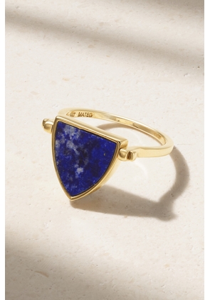 Mateo - Flip 14-karat Gold, Lapis Lazuli And Diamond Ring - 6,7,8
