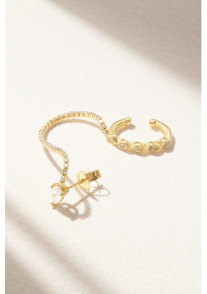 SHAY - 18-karat Gold Diamond Single Earring - One size
