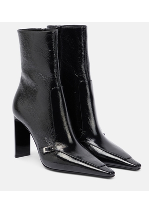 Saint Laurent Aston 95 leather ankle boots