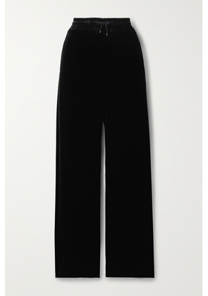 Ralph Lauren Collection - Velvet Straight-leg Pants - Black - x small,small,medium,large,x large