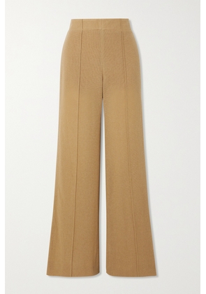 Chloé - Wool And Cashmere-blend Wide-leg Pants - Brown - FR34,FR36,FR38,FR40,FR42,FR44,FR46