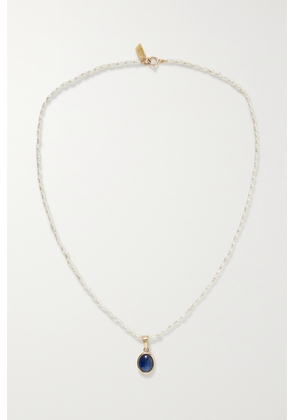 Loren Stewart - + Net Sustain Cielo 14-karat Recycled Gold, Pearl And Kyanite Necklace - Blue - One size
