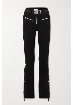 JETSET - Tiby Belted Embroidered Ski Pants - Black - 0,1,2,3,4,5
