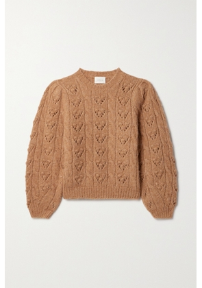 DÔEN - Tudor Alpaca-blend Sweater - Brown - xx small,x small,small,medium,large
