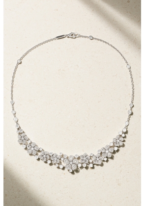David Morris - Miss Daisy 18-karat White Gold Diamond Necklace - One size