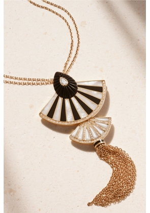 L’Atelier Nawbar - Statement Bond Street Fan 18-karat Gold Multi-stone Necklace - One size