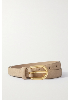 Anderson's - Textured-leather Waist Belt - Cream - 65,70,75,80,85,90