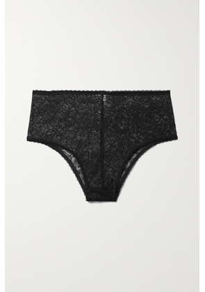Skin - + Net Sustain Livia Recycled-lace Briefs - Black - x small,small,medium,large,x large,xx large