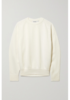 FFORME - + Net Sustain Hannah Pleated Cashmere Sweater - Off-white - x small,small,medium,large,x large