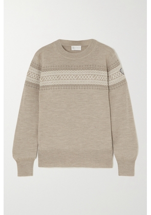We Norwegians - Signature Fair Isle Merino Wool Sweater - Neutrals - x small,small,medium,large,x large