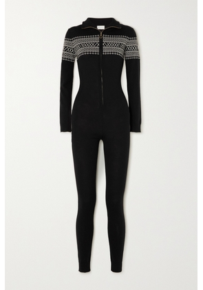 We Norwegians - Setesdal Merino Wool Jumpsuit - Black - x small,small,medium,large