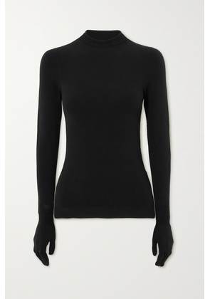 Balenciaga - Stretch-knit Turtleneck Top - Black - XS,S,M