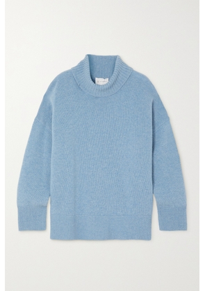 We Norwegians - Blefjell Cashmere Turtleneck Sweater - Blue - x small,small,medium,large,x large