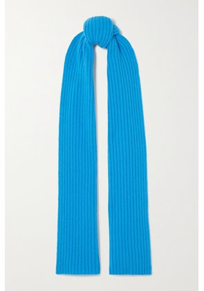 Arch4 - Nancy Ribbed Cashmere Scarf - Blue - One size