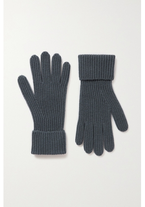 Arch4 - Julian Ribbed Cashmere Gloves - Gray - S,M