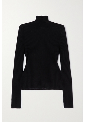 SAINT LAURENT - Ribbed-knit Sweater - Black - XS,S,M,L,XL