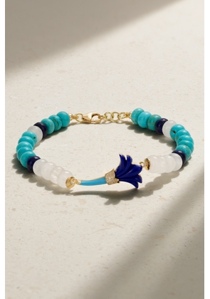 L’Atelier Nawbar - Flower 18-karat Gold Multi-stone Bracelet - One size