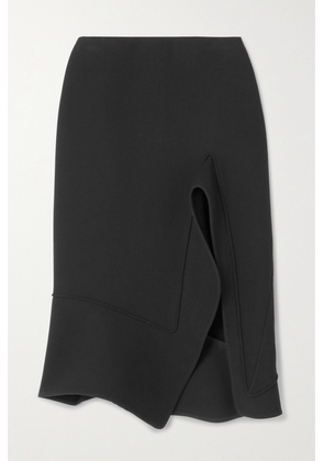 Bottega Veneta - Asymmetric Ruffled Twill Skirt - Black - IT36,IT38,IT40,IT42,IT44,IT46,IT48