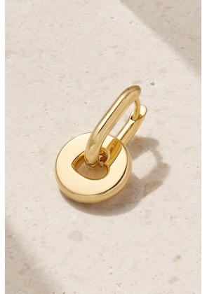 Foundrae - Love Petite Chubby Heart Beat 18-karat Gold Single Earring - One size