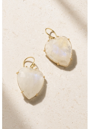 Irene Neuwirth - Love 18-karat Gold Rainbow Moonstone Earrings - White - One size
