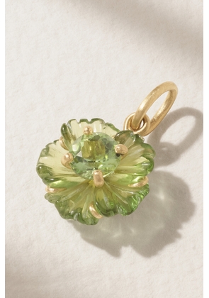 Irene Neuwirth - Tropical Flower 18-karat Gold Tourmaline Pendant - Green - One size
