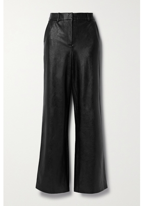 Commando - Faux Leather Wide-leg Pants - Black - x small,small,medium,large,x large