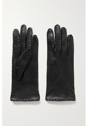SAINT LAURENT - Leather Gloves - Black - 6.5,7,7.5