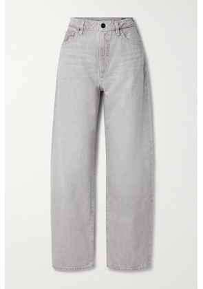 GOLDSIGN - + Net Sustain The Idris High-rise Straight-leg Organic Jeans - Gray - 23,24,25,26,27,28,29,30,31,32