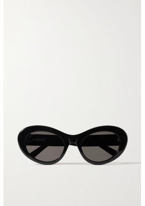 Balenciaga Eyewear - Monaco Cat-eye Recycled Acetate Sunglasses - Black - One size