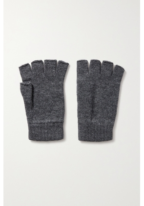 Johnstons of Elgin - Cashmere Fingerless Gloves - Gray - One size