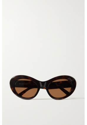 Balenciaga Eyewear - Monaco Cat-eye Tortoiseshell Recycled Acetate Sunglasses - One size