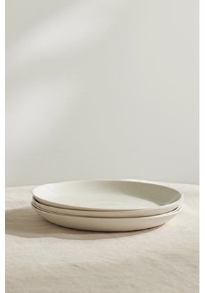 Mud Australia - + Net Sustain Set Of Four Porcelain Salad Plates - Off-white - One size