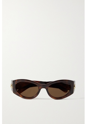 Gucci Eyewear - Cat-eye Tortoiseshell Acetate Sunglasses - Brown - One size
