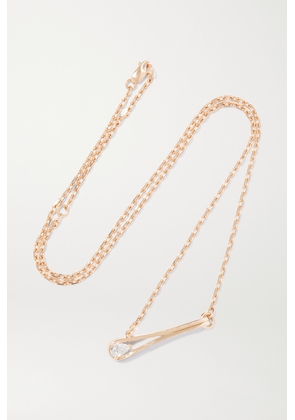 Repossi - Serti Inversé 18-karat Rose Gold Diamond Necklace - One size