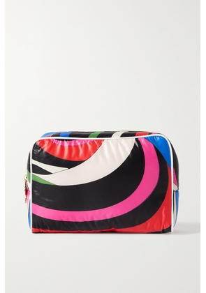 PUCCI - Large Printed Shell Pouch - Blue - One size