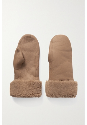 Yves Salomon - Shearling Mittens - Neutrals - One size