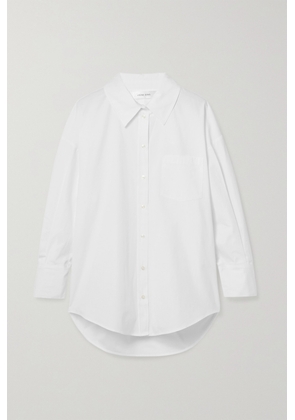 Anine Bing - Mika Cotton-poplin Shirt - White - x small,small,medium,large