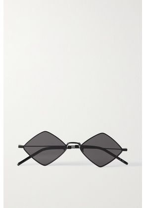 SAINT LAURENT Eyewear - Lisa Square-frame Metal Sunglasses - Black - One size