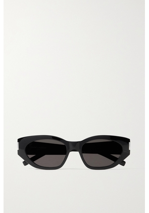 SAINT LAURENT Eyewear - Cat-eye Recycled-acetate Sunglasses - Black - One size