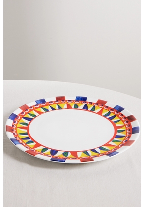 Dolce & Gabbana - Painted Porcelain Charger Plate - Multi - One size