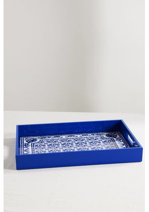 Dolce & Gabbana - Printed Wood Tray - Blue - One size