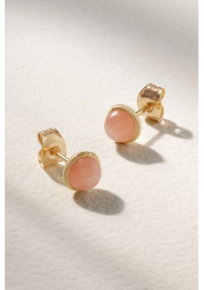 OLE LYNGGAARD COPENHAGEN - Lotus 18-karat Gold Moonstone Earrings - One size