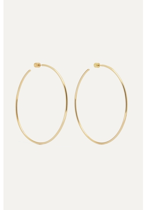 Jennifer Fisher - 3&quot;&quot; Thread Gold-plated Hoop Earrings - One size