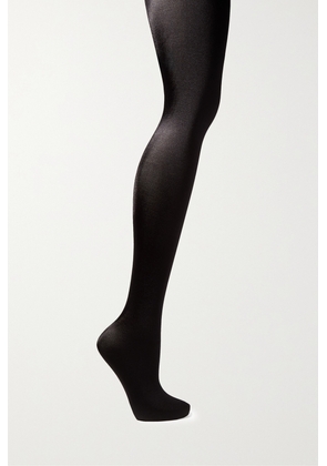 Wolford - Satin De Luxe Tights With 100 Denier - Black - x small,small,medium,large
