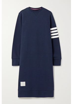 Thom Browne - Striped Cotton-jersey Dress - Blue - IT36,IT38,IT40,IT42,IT44,IT46,IT48