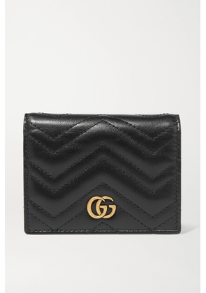 Gucci - Gg Marmont Quilted Leather Wallet - Black - One size