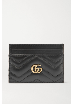 Gucci - Gg Marmont Quilted Leather Cardholder - Black - One size