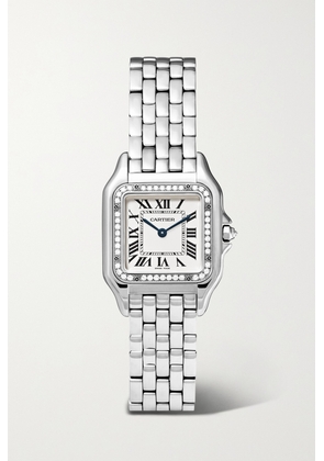 Cartier - Panthère De Cartier 22mm Small Stainless Steel And Diamond Watch - Silver - One size