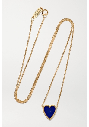 Jennifer Meyer - Mini Heart 18-karat Gold Lapis Lazuli Necklace - One size