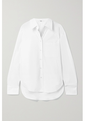 The Frankie Shop - Lui Organic Cotton-poplin Shirt - White - xx small,x small,small,medium,large,x large